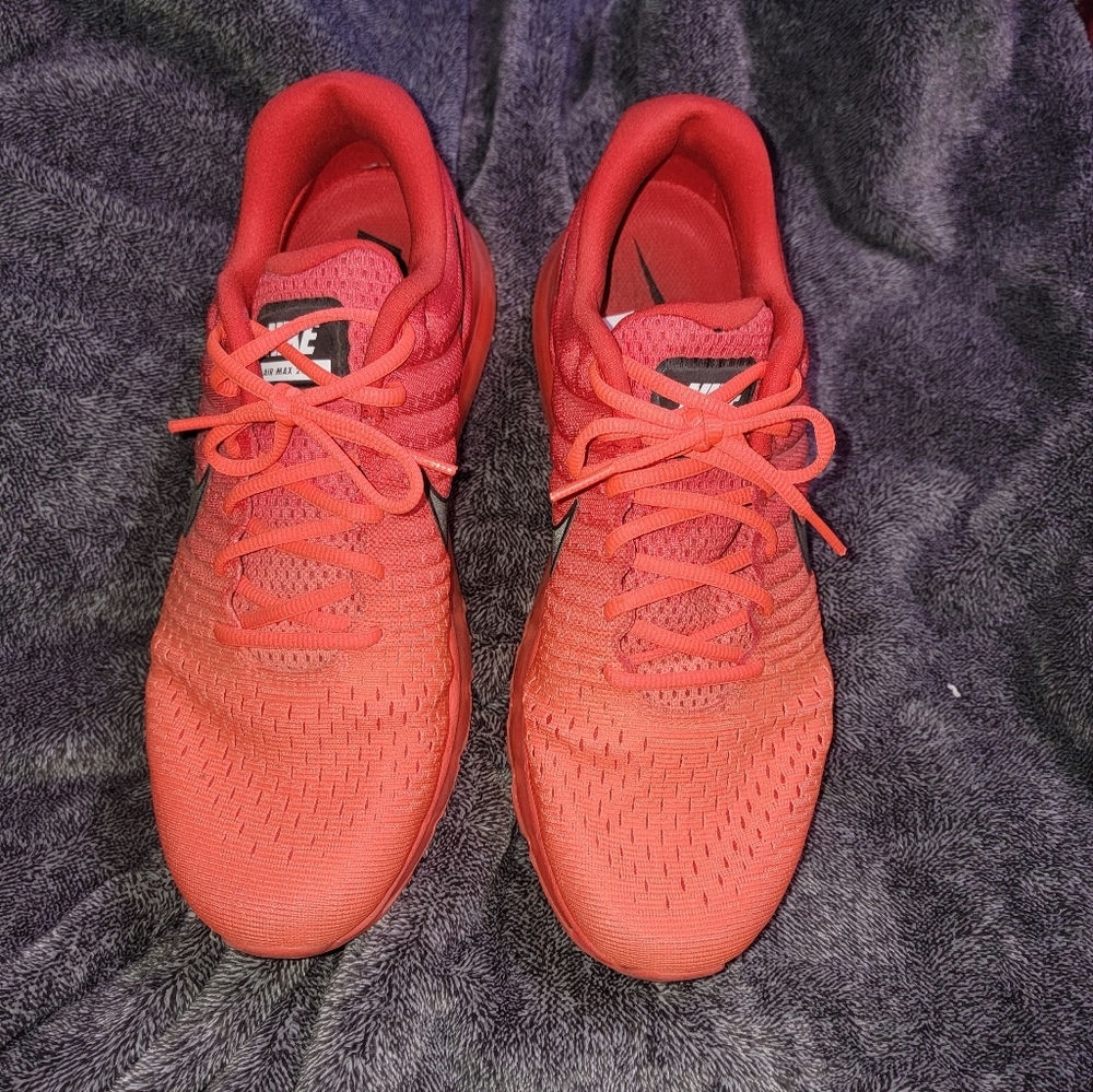 Nike AirMax Men's Crimson Athletic Shoes